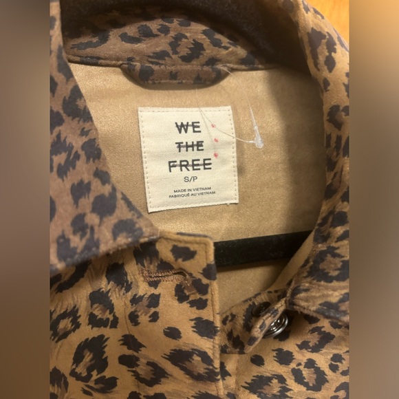 Free People Fringe Out Animal Print Jacket Size Small We The Free - Picture 9 of 14